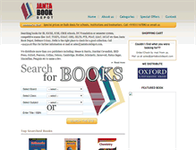 Tablet Screenshot of jantabookdepot.com